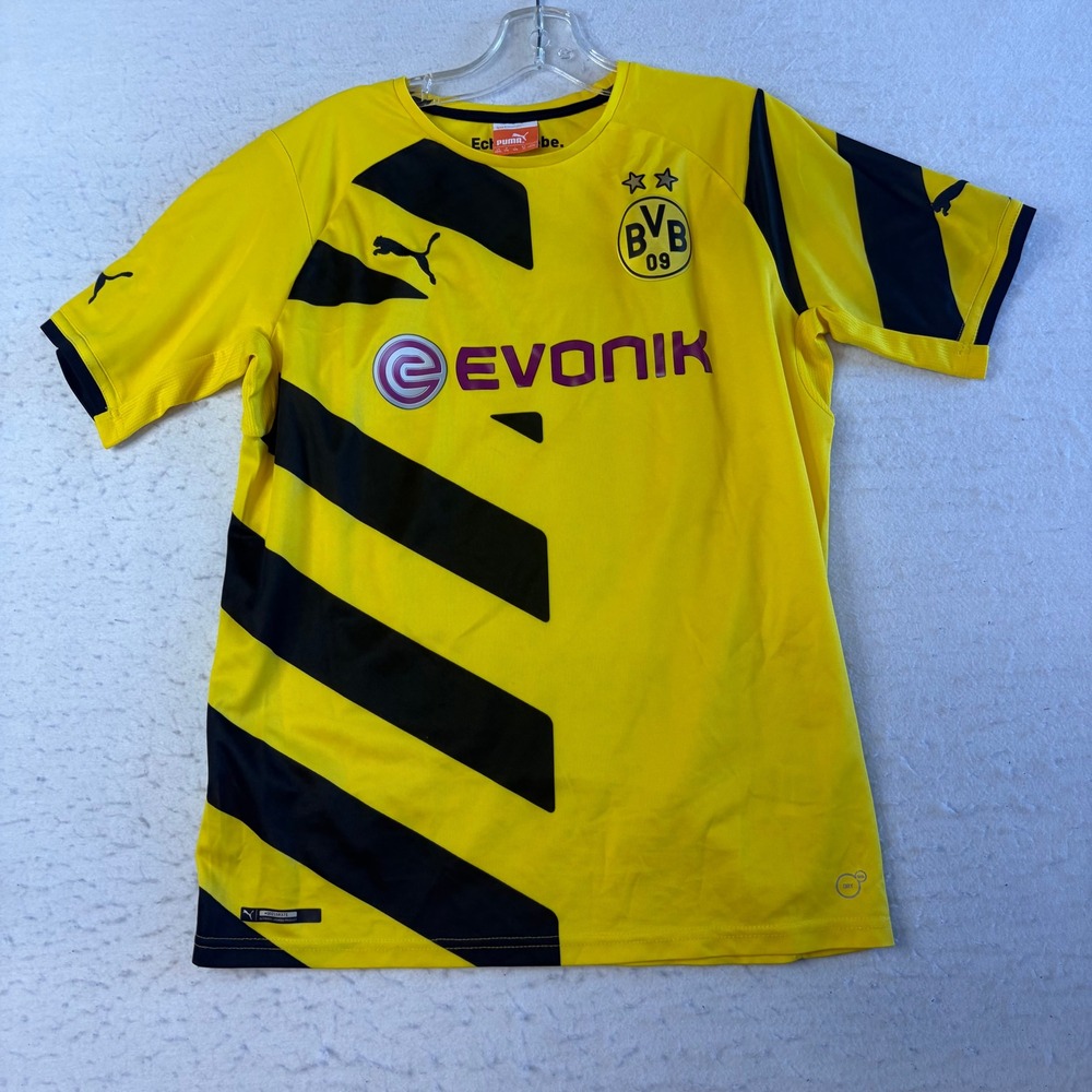 Puma Borussia Dortmund BVB Jersey Youth YXXL Yellow Sven 12 Soccer Shirt